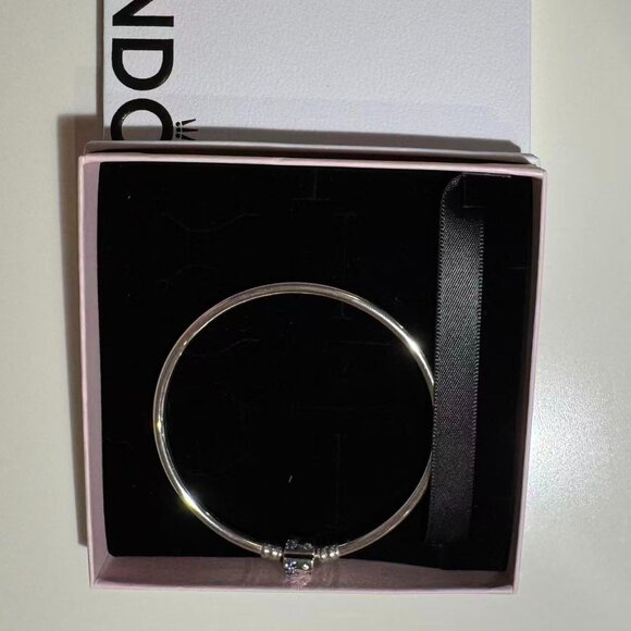 Pandora Sterling Silver Bangle - Picture 2 of 4